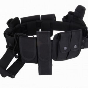 Tactical belt ten – piece set – Black