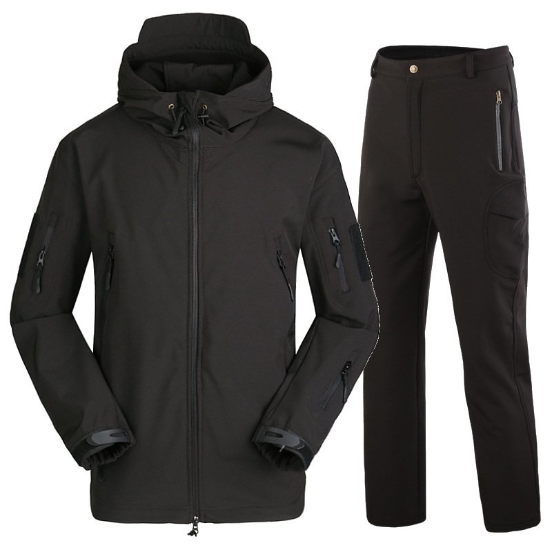 Camouflage padded jacket and pants suit - Image 9