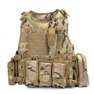 Tactical army fan camouflage training vest – Cp