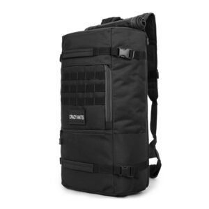 60 liters of outdoor camouflage bag mountaineering bag nylon waterproof double shoulder bag for men and women traveling big backpack tactical Backpack – A1, 50 liters