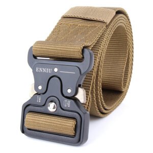 ENNIU tactical belt, men’s army fans tactical belt, multi function nylon outdoor training belt