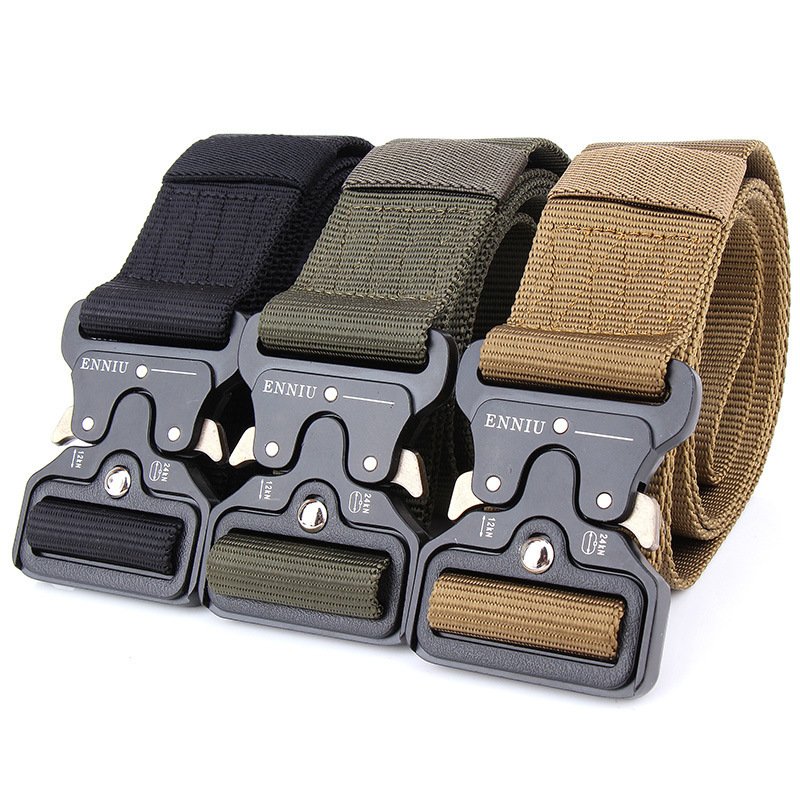 ENNIU tactical belt, men's army fans tactical belt, multi function nylon outdoor training belt - Image 3