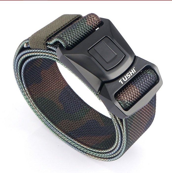 Safety Buckle Nylon Men's Multifunctional Tactical Belt - Image 5
