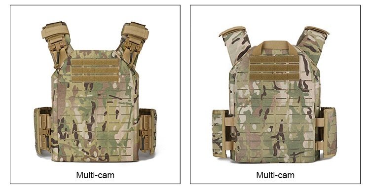 Nylon 1000D Laser Cutting Buckle Quick Take Off Tactical Vest - Image 8