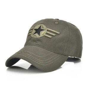 Sports cotton sunshade cap – Army Green