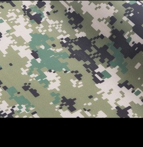 Self-adhesive Cloth 30CM Camouflage Elastic Patch Multi-purpose – Green bush pixel, One size