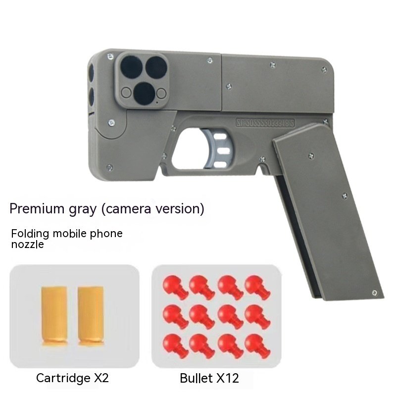 Folding Mobile Phone Gun Deformation Spray - Image 8