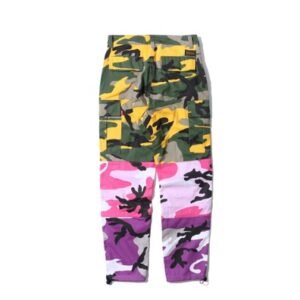 Tri Renk Camo Patchwork Kargo Pantolon Erkekler Baggy Taktik Pantolon Hip Hop Rahat Cep Pantolon Kamuflaj Streetwear Yeni – YPP, XXL
