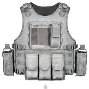 Tactical army fan camouflage training vest – Gray