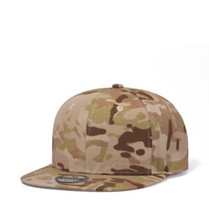Camouflage Army Green Hip Hop Cap European And American Trendy Men’s Baseball Cap – Light coffee green