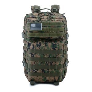 Sports Travel Backpack Army Fan Tactical Camouflage Backpack Sports Outdoor Backpack Travel Bag – Jungle digital