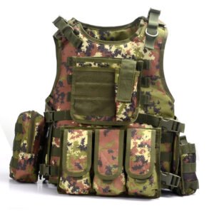 Tactical army fan camouflage training vest – Italian camouflage