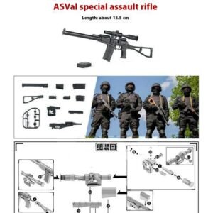Assault Rifle Machine Gun Assembly Model Ornaments – ASVAL
