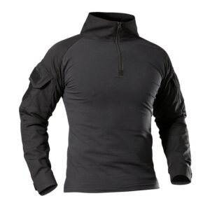 Outdoor tactical t-shirt – Black, M