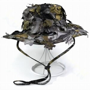 Camouflage Camouflage Peaked Cap Outdoor Hunting – Camouflage Bucket Hat Gray, Free Size