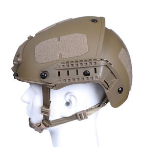 Tactical field equipment protective solid color helmet – Khaki