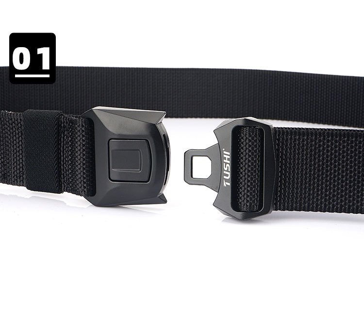 Safety Buckle Nylon Men's Multifunctional Tactical Belt - Image 9