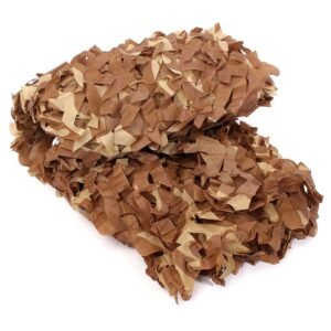 Anti-aerial Photography Heat Transfer Jungle Camouflage Outdoor Sunscreen Shade Net – Desert, 3x5m