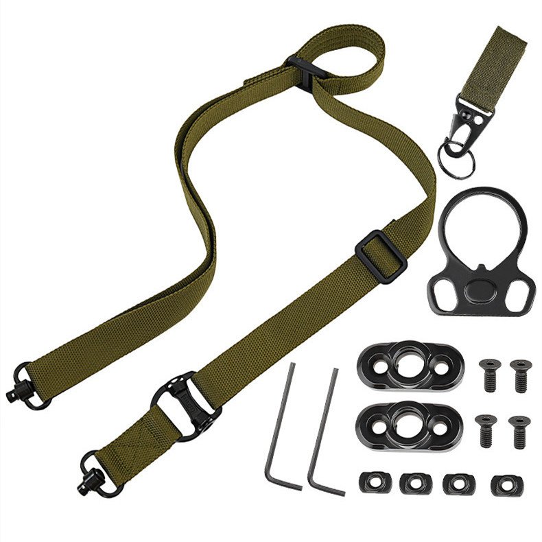 Outdoor Camping Tactical Harness QD Button Nylon Double Point - Image 3