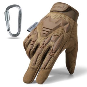 Tactical Camo Military Army Cycling Glove Sport Climb – Brown, M