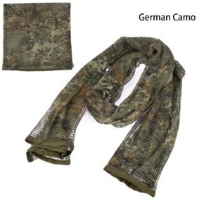 Breathable camouflage outdoor men’s and women’s scarves – German Camouflage, Average Size