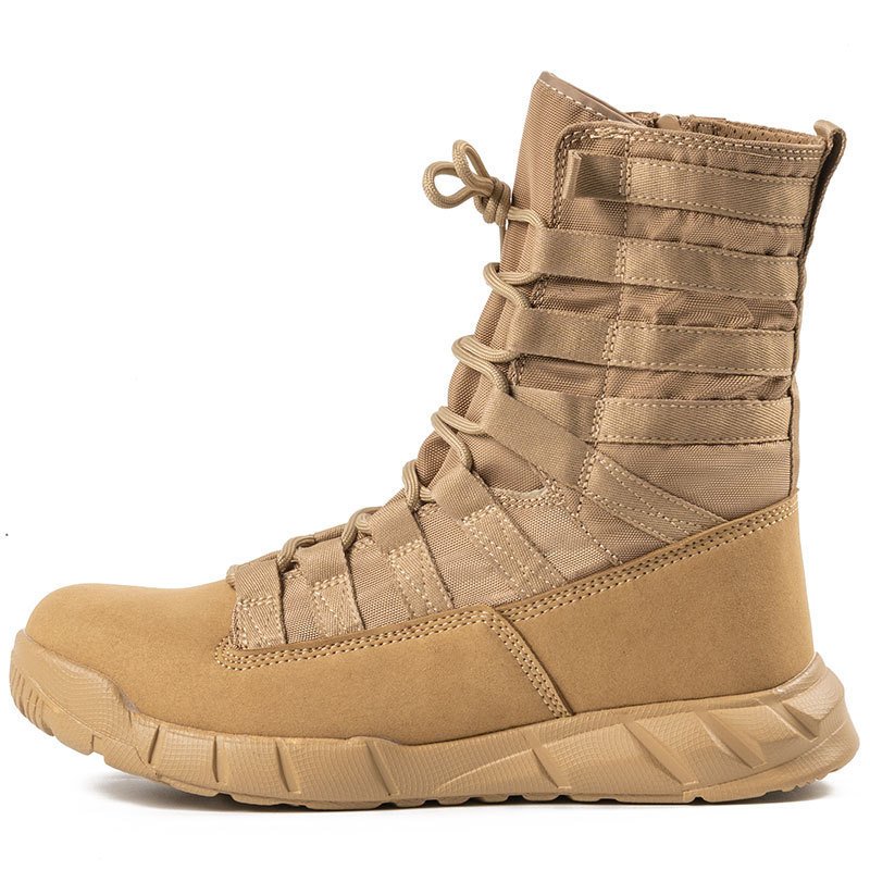 New High Top Combat Green Desert Boots Lightweight - Image 5