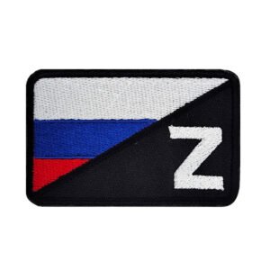 Russian ZV Embroidery Patch Tactical Morale Badge Cloth Stickers Backpack Decoration