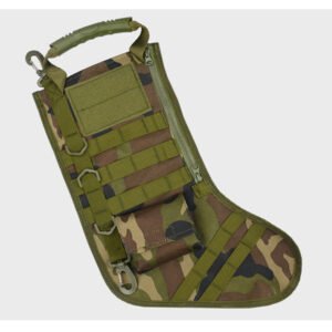 Tactical Christmas Stockings Bag Military Hanging Ornament Outdoor Sports – Jungle Camouflage