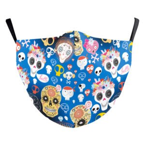 Wansheng Digital Printing Face Animal Tiger Ear Hanging Double-layer Mask – B178 1360, Adult Average Size
