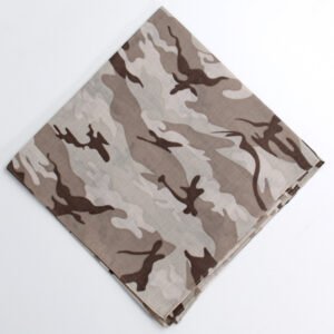 100 Cotton Camouflage Square Towel Cotton Handkerchief Outdoor Riding Sunshade