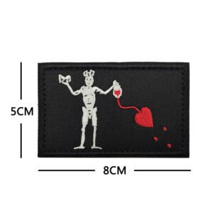 Pirate Style Patch Armband Velcro Package Seal – V011624