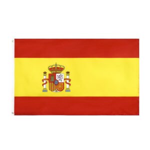 Polyester Spain flag – Red