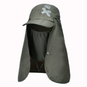 Quick-Drying Hat Climbing Cap Summer Folding Baseball Cap – Army Green