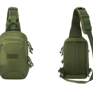 Tactical Chest Bag Multi-functional Shoulder Bag Outdoor Cycling – Military green