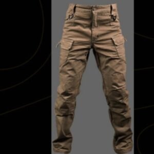 Spring and Autumn IX7 tactical trousers men’s self-cultivation 9 special forces army fan pants outdoor overalls multi-pocket straight training pants – ix7 wolf brown, L