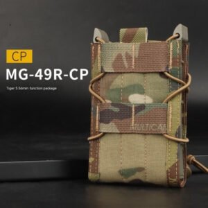 Real-life Tactical Elastic Single Connection Bag Outdoor Running Sports – CP, Below 20L