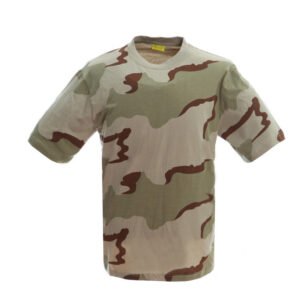 Summer Cross-border European Size Outdoor Army Fan Round Neck Tactical Top Half Sleeve Men’s Cotton Tactical Camouflage T-shirt Short Sleeve – Sansha Camouflage, XXL