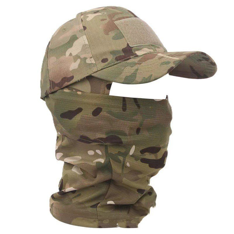 Camouflage Baseball Cap Mask Set Outdoor Mountaineering - Image 2