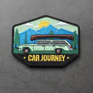 Adventure Embroidery Velcro Cross Country Badge – Style3