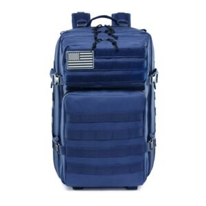 Sports Travel Backpack Army Fan Tactical Camouflage Backpack Sports Outdoor Backpack Travel Bag – Blue