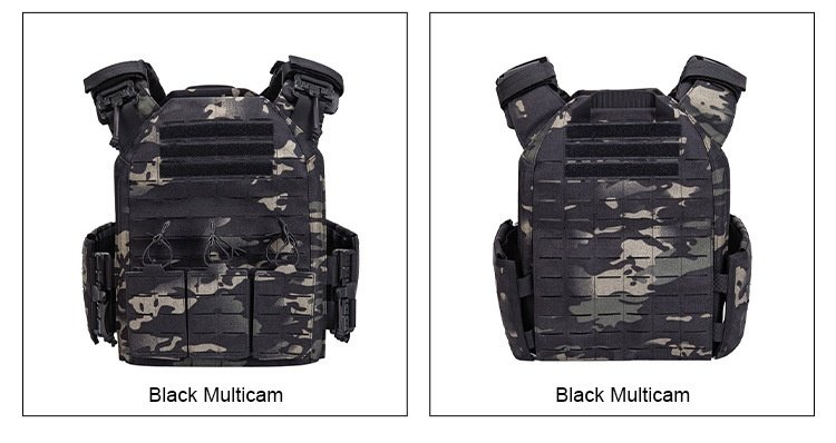 Nylon 1000D Laser Cutting Buckle Quick Take Off Tactical Vest - Image 9