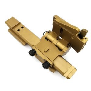 SOTAC-GEAR Tactical G33 Mounts Magnifier Flip-To-Side Quick Detach w/ 5/8″ Riser for G23 3X Magnifiers Fits 20mm Picatinny Rail – Right Sand color