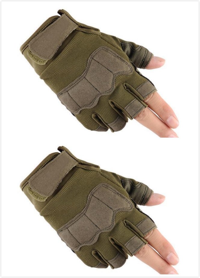 Tactical half finger gloves special forces army fans men and women outdoor sports climbing non-slip training fitness - Image 7