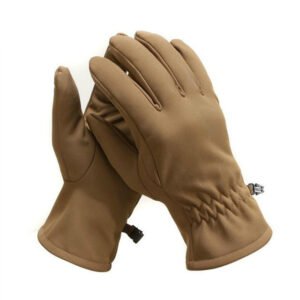 Outdoor Tactics Warm Soft Gloves Shark Leather Camouflage Windproof – Mud, Free Size