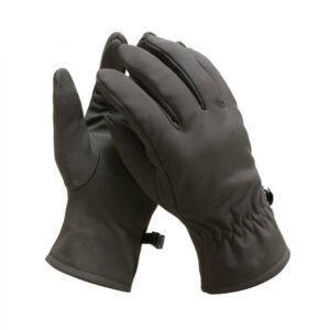 Outdoor Tactics Warm Soft Gloves Shark Leather Camouflage Windproof – Gray, Free Size