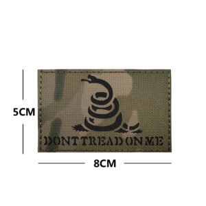 American DTOM Don’t Step On Me Snake Army Tactical Velcro – M00107 2CP