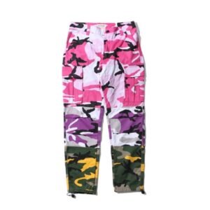 Tri Renk Camo Patchwork Kargo Pantolon Erkekler Baggy Taktik Pantolon Hip Hop Rahat Cep Pantolon Kamuflaj Streetwear Yeni – YPP1, S