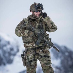 Men’s Winter Outdoor Cold Tactical Cotton Jacket Camouflage