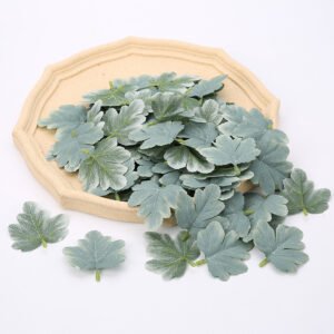 Simulation Leaf Perilla Maple Decoration Diy Scrapbook Shooting Props – 2style, 10PCS