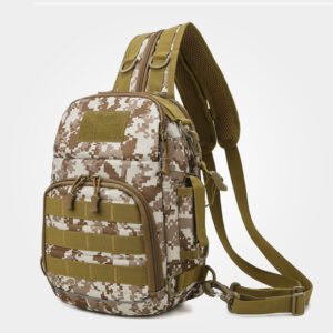 Versatile Ruia Chest Pack Tactical Camouflage Shoulders – Brown